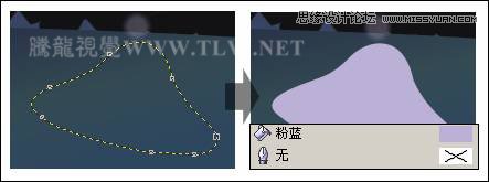 CorelDRAW绘制月圆之夜飞逝的流星教程,PS教程,图老师教程网