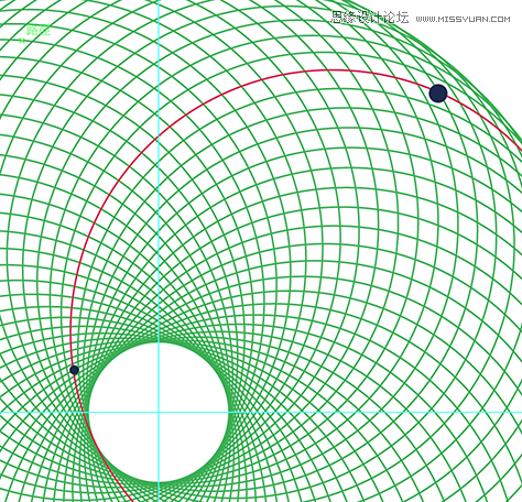 Illustrator绘制漂亮的螺旋圆点花纹图案,PS教程,图老师教程网
