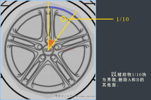 3dsMAX建模教程：解析汽车轮圈建模过程,PS教程,图老师教程网