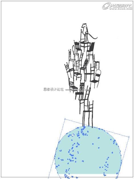 Illustrator教程：制作Band of Horses的宣传海报,PS教程,图老师教程网