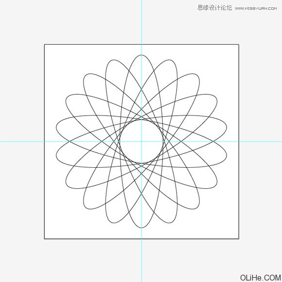 Illustrator制作的彩色花瓣教程,PS教程,图老师教程网