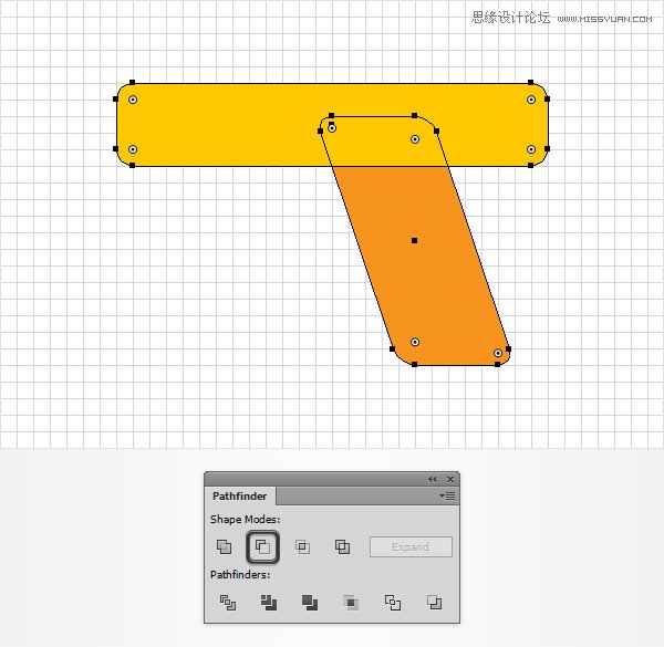 Illustrator绘制童趣十足的玩具水枪教程,PS教程,图老师教程网