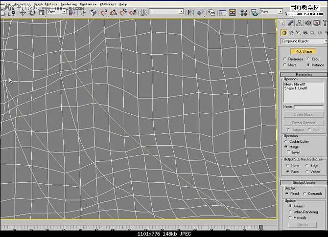 3ds Max实例教程：等高线制作山路建模,PS教程,图老师教程网