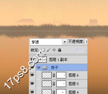 Photoshop绘制河边晨雾场景教程,PS教程,图老师教程网