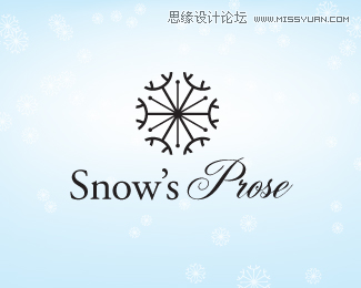 以雪花为设计元素的LOGO设计欣赏,PS教程,图老师教程网