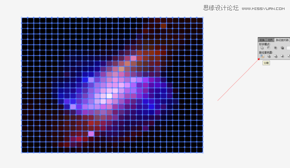 Illustrator制作炫彩风格马赛克背景,PS教程,图老师教程网