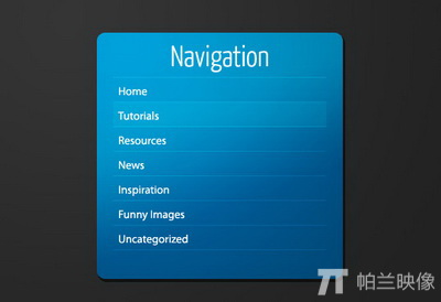 50个经典的网页导航条与按钮设计教程,PS教程,图老师教程网