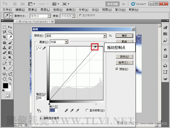 Photoshop基础教程：通过实例解析曲线命令,PS教程,图老师教程网