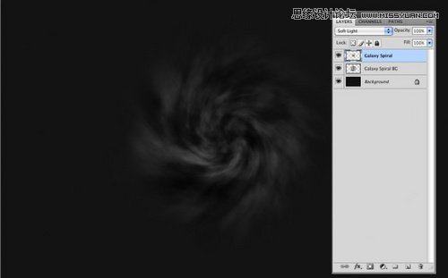 Photoshop简单制作螺旋星系效果,PS教程,图老师教程网