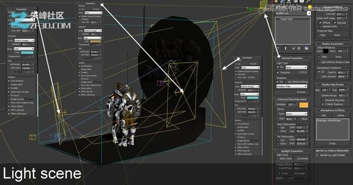 3dmax和zbrush制作格斗机器忍者教程,PS教程,图老师教程网