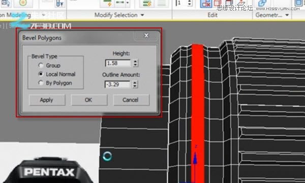 3dsmax制作数码单反照相机建模教程,PS教程,图老师教程网