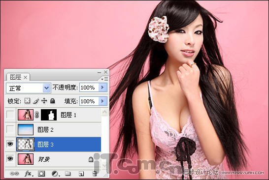 Photoshop使用颜色范围给美图抠图,PS教程,图老师教程网