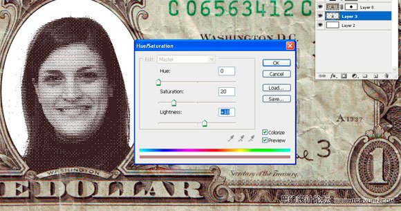 Photoshop把自己的照片合成到美元上,PS教程,图老师教程网