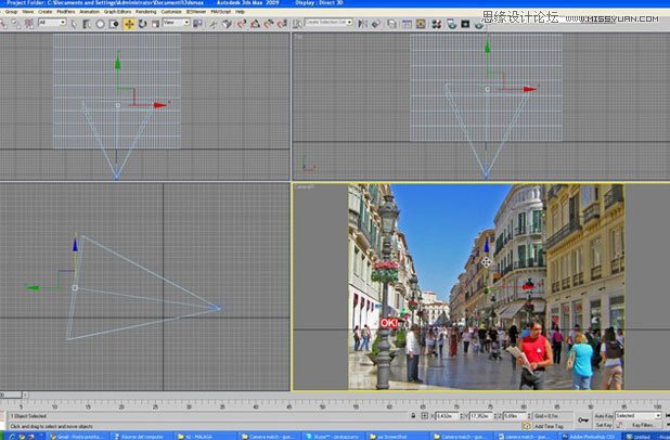 3Dmax基础教程：六步设置3dsmax的相机匹配,PS教程,图老师教程网