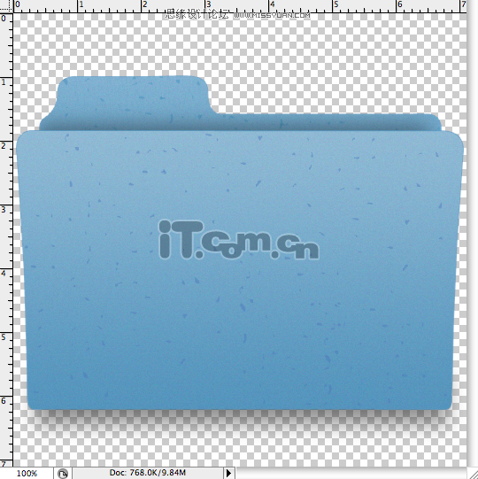 Photoshop绘制漂亮的文件夹图标,PS教程,图老师教程网