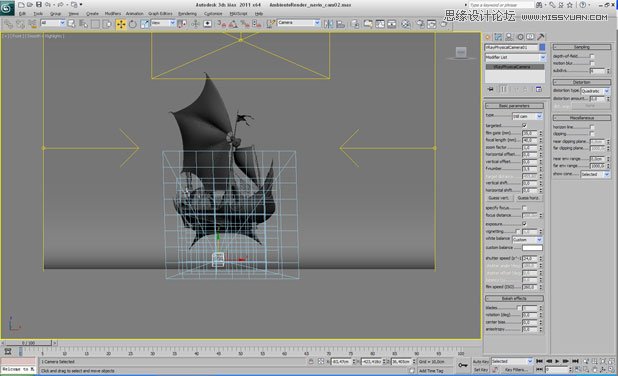 3DMAX制作在大海中航行的帆船,PS教程,图老师教程网