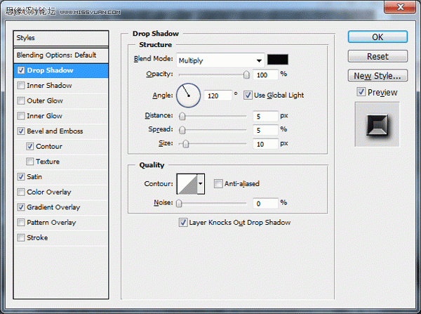 Photoshop制作超酷效果的金属立体字,PS教程,图老师教程网