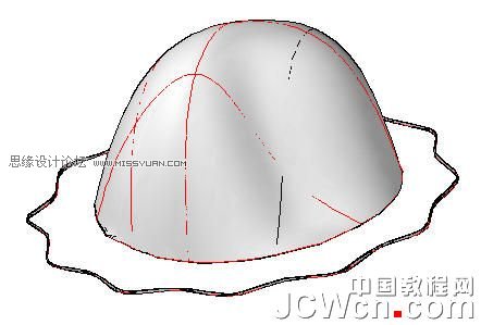 AutoCAD 2011教程：用曲面命令制作帽子,PS教程,图老师教程网