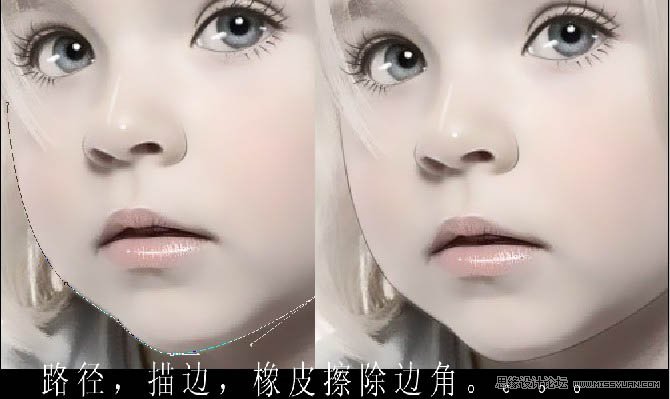 Photoshop把儿童照片转为手绘效果,PS教程,图老师教程网