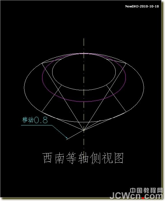 AutoCAD建模教程：绘制八心八箭的钻石,PS教程,图老师教程网