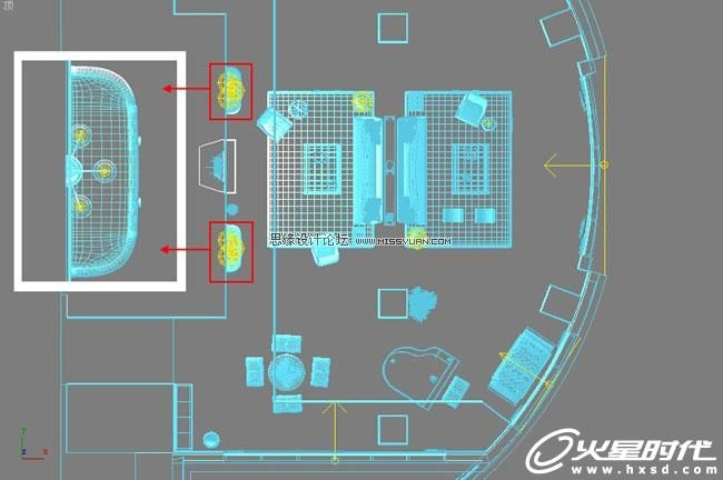 3D MAX实例教程：欧式客厅夜景渲染解析,PS教程,图老师教程网