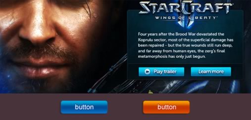 解析网页设计中的按钮设计,PS教程,图老师教程网
