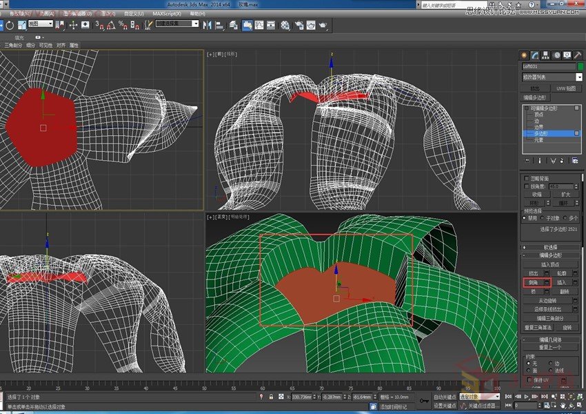 3Dmax给七夕情人节之玫瑰花的建模方法,PS教程,图老师教程网