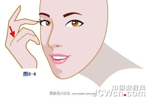 Illustrator插画人物系列之清纯美女的绘制,PS教程,图老师教程网