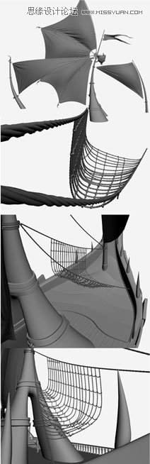 3DMAX制作在大海中航行的帆船,PS教程,图老师教程网