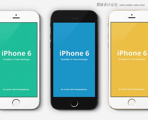 精选国外iPhone6 PSD设备模型素材集合,PS教程,图老师教程网