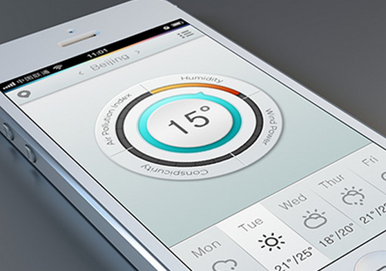 圆形风格的移动应用设计实例欣赏,PS教程,图老师教程网