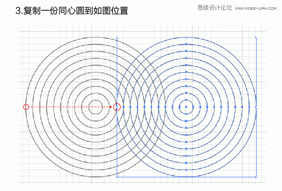 Illustrator绘制漂亮的叠加圆环效果图,PS教程,图老师教程网