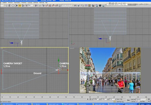 3Dmax基础教程：六步设置3dsmax的相机匹配,PS教程,图老师教程网