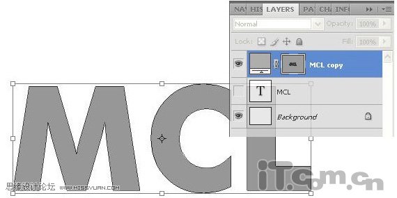 Photoshop制作一款3D立体金属字教程,PS教程,图老师教程网