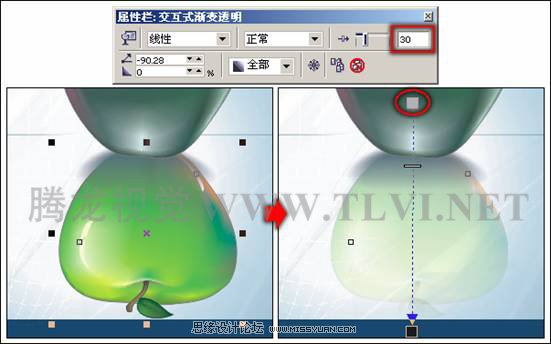 使用CorelDRAW中的“交互式网格填充”工具填充对象,PS教程,图老师教程网