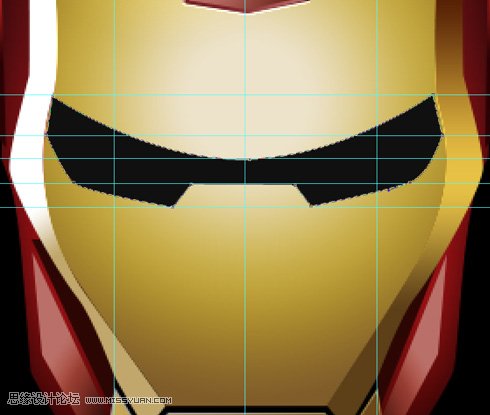 Photoshop鼠绘教程：绘制属于自己的钢铁侠头像,PS教程,图老师教程网