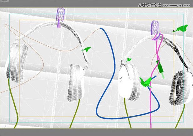 3DSMAX制作逼真的电脑耳机教程,PS教程,图老师教程网