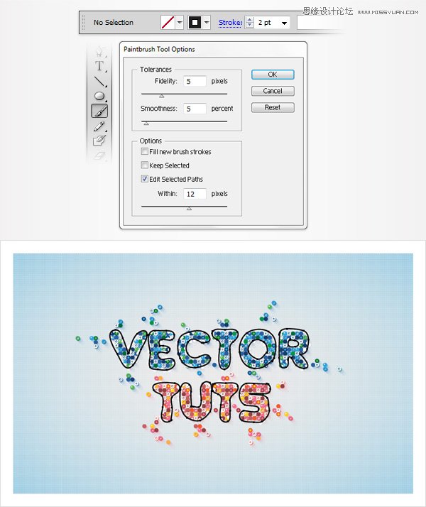 Illustrator制作马赛克效果的艺术字教程,PS教程,图老师教程网