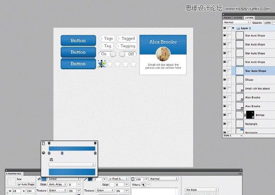 Fireworks打造专属的UI套件教程,PS教程,图老师教程网