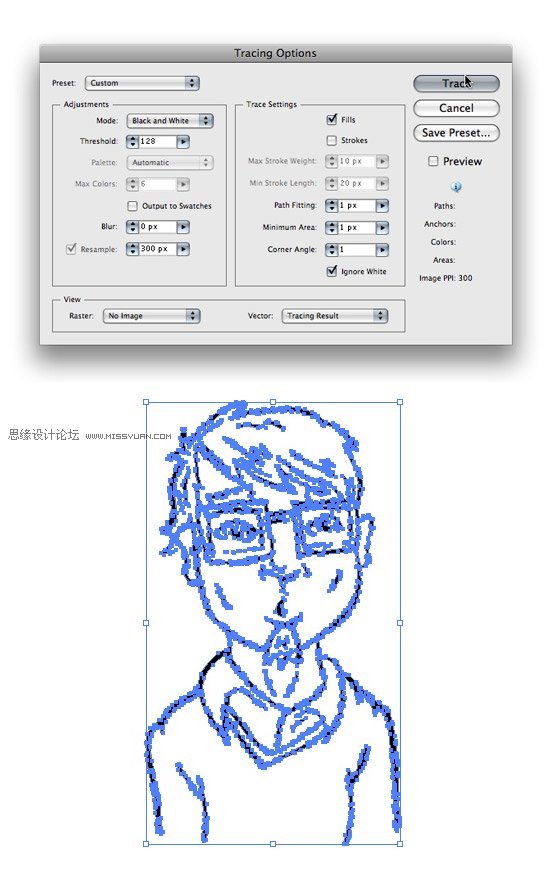 Illustrator创建粗略风格的矢量图形,PS教程,图老师教程网