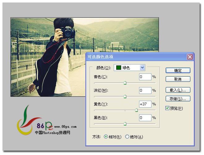 Photoshop简单三步调出帅哥照片复古色,PS教程,图老师教程网