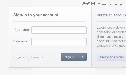 99个漂亮的网页注册和登录页设计PSD素材,PS教程,图老师教程网