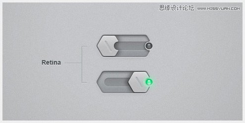 20个免费的开关切换UI元素PSD素材,PS教程,图老师教程网