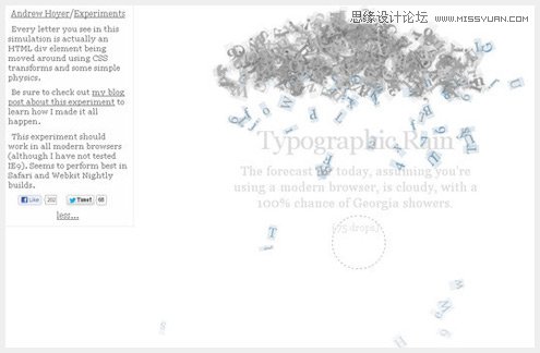 16个天马行空令人印象深刻的CSS3&HTML5实例,PS教程,图老师教程网