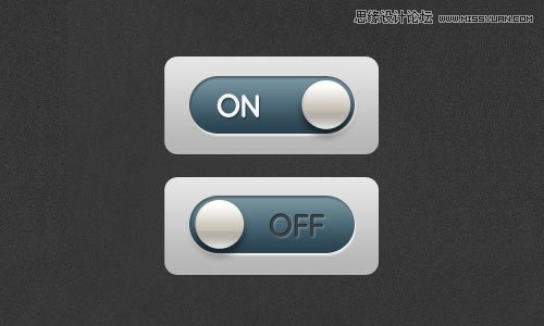 28个免费漂亮的切换开关UI设计PSD素材,PS教程,图老师教程网
