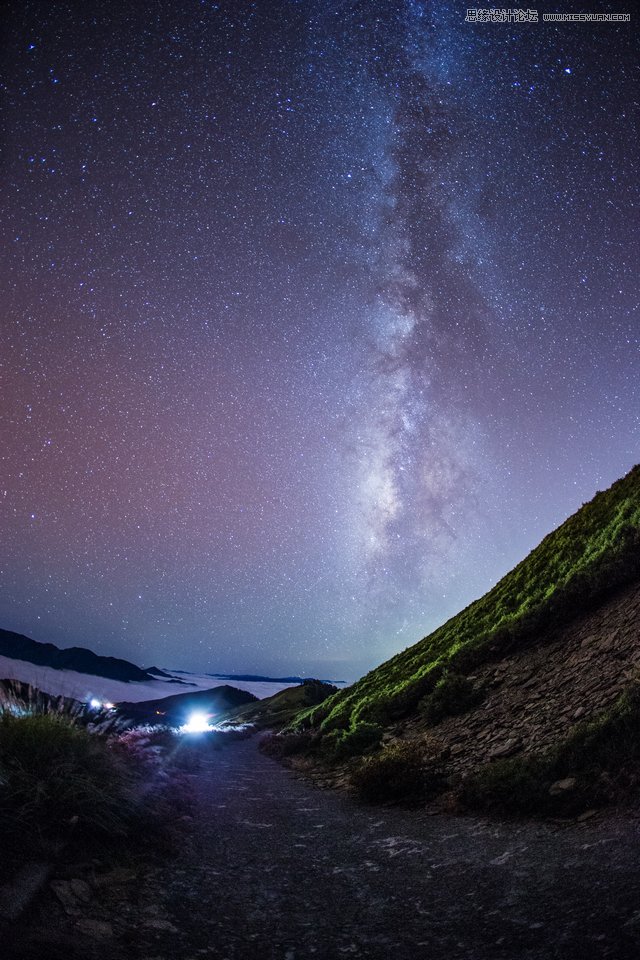 摄影师讲解星空银河与星轨的拍摄技巧,PS教程,图老师教程网