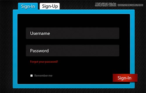 99个漂亮的网页注册和登录页设计PSD素材,PS教程,图老师教程网