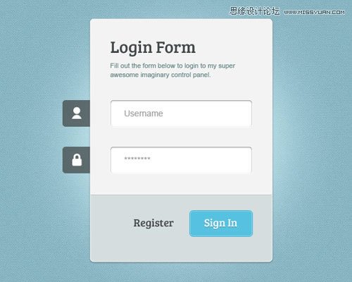 99个漂亮的网页注册和登录页设计PSD素材,PS教程,图老师教程网