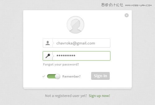 99个漂亮的网页注册和登录页设计PSD素材,PS教程,图老师教程网