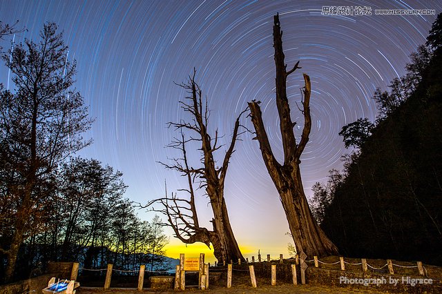 摄影师讲解星空银河与星轨的拍摄技巧,PS教程,图老师教程网